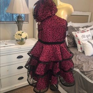 Super cute ruffle lace dress